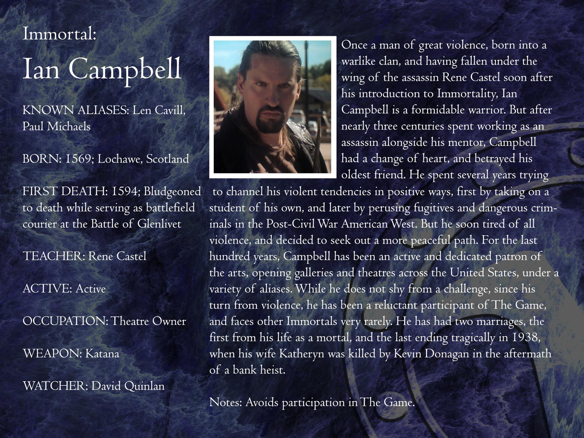 Ian Campbell's Watcher Data
