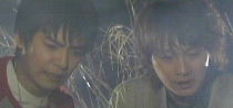 Kyosuke Tokumoto and Rina Abe